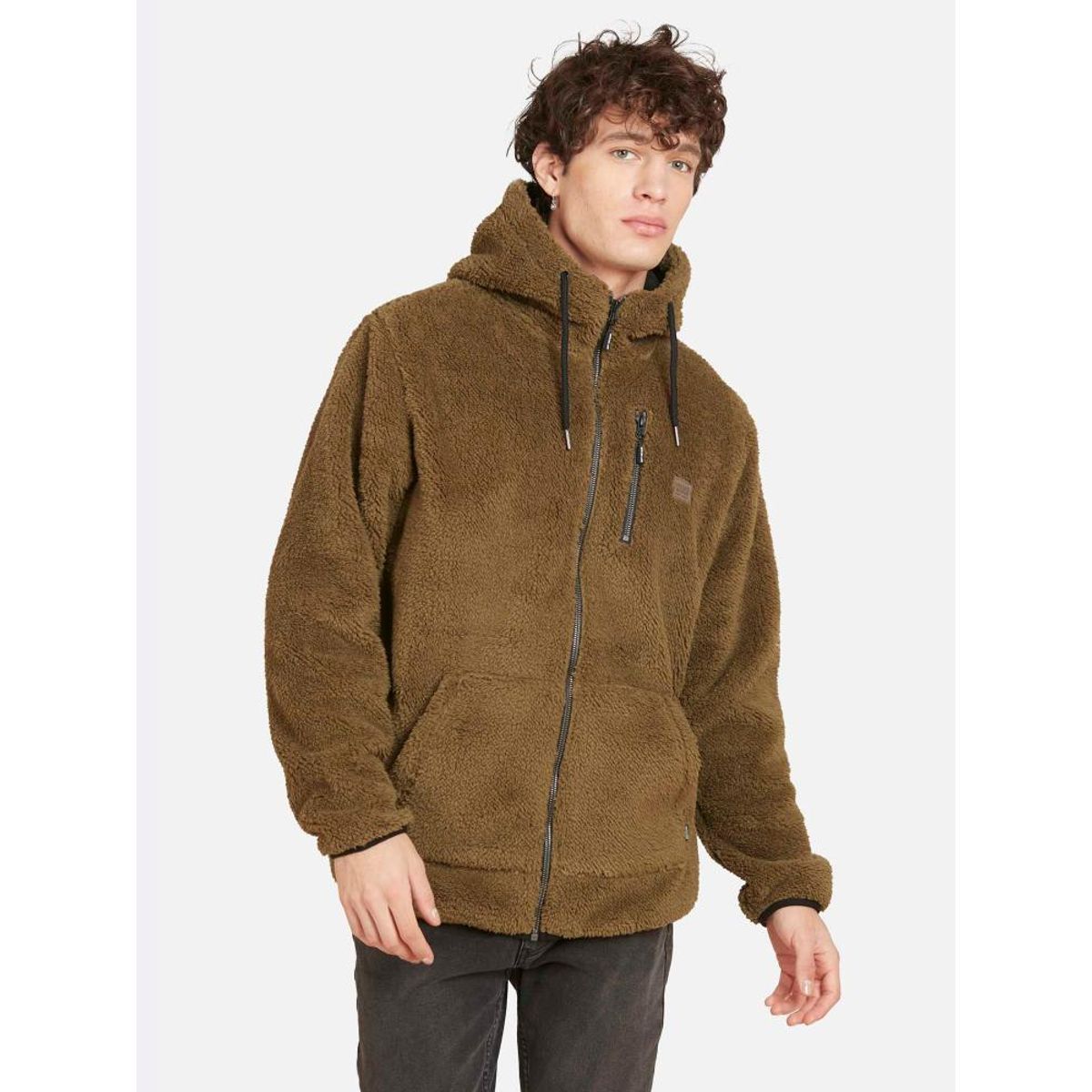 MAUI AND SONS - Poleron SOFT COATS Hombre Verde Maui and Sons