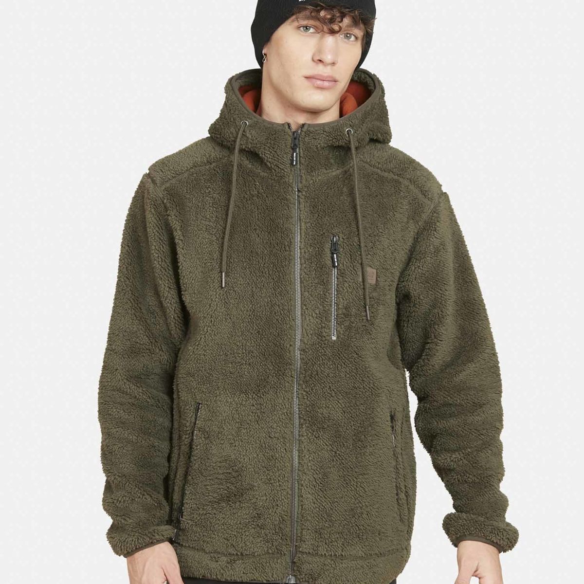 MAUI AND SONS - Poleron HARDWORK Hombre Verde Maui and Sons