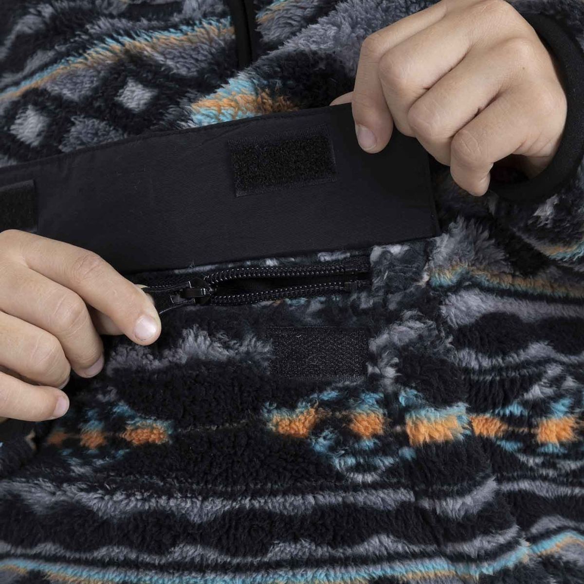 MAUI AND SONS - Poleron APACHE STYLE Niño Gris Maui and Sons