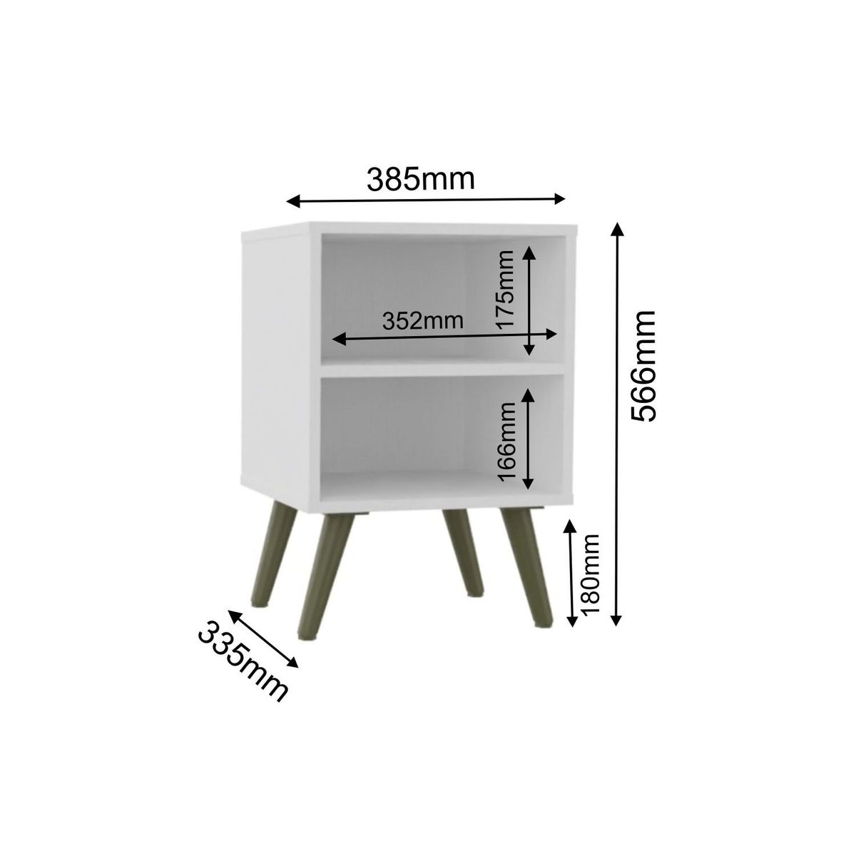 YARDAS - Velador Yardas Lérida Blanco