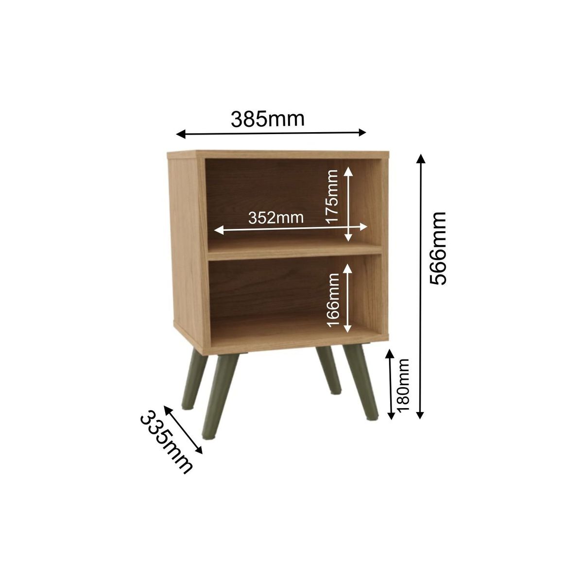 YARDAS - Velador Yardas Lérida Nogal