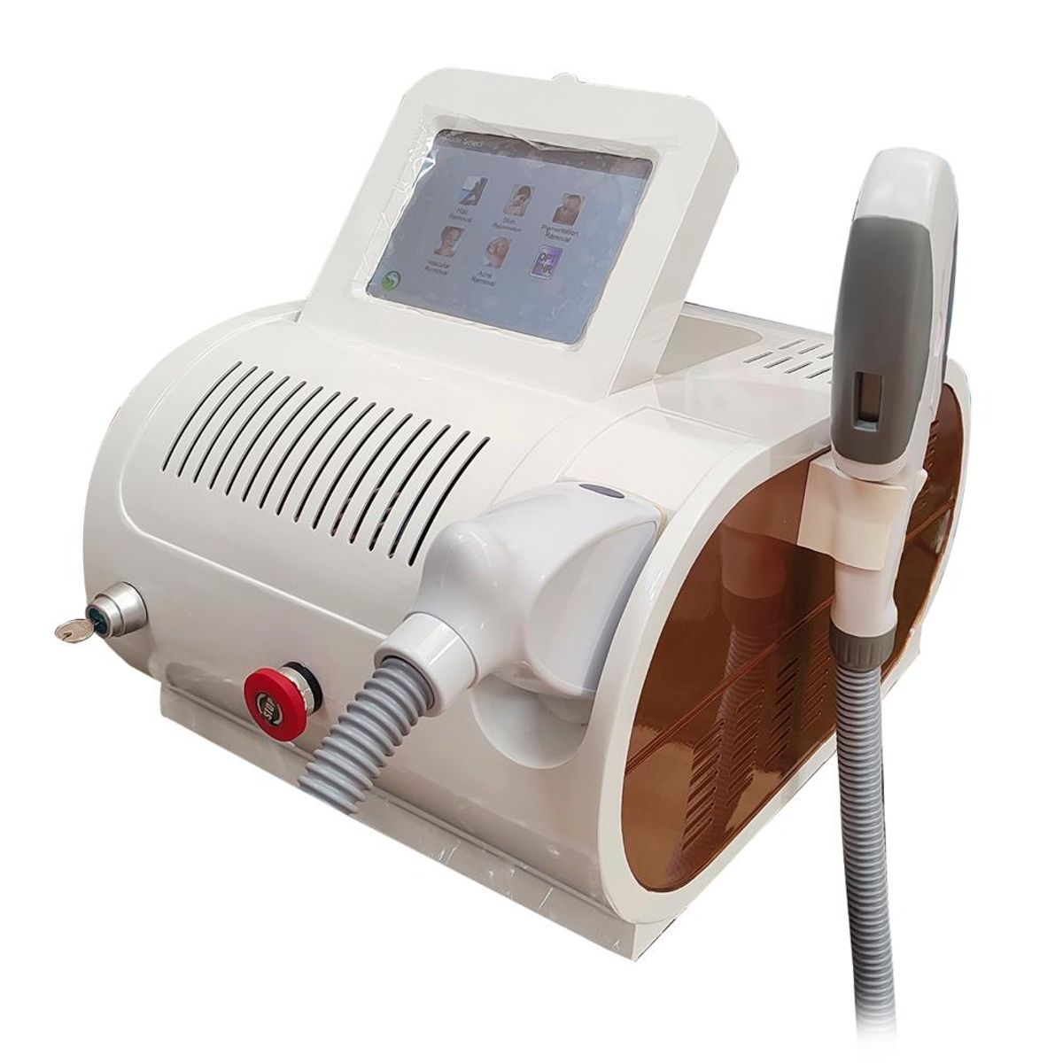 DETODOYMAS - Máquina Depiladora Láser IPL Profesional Rostro, Cuerpo, Zona de Bikini  Blanco