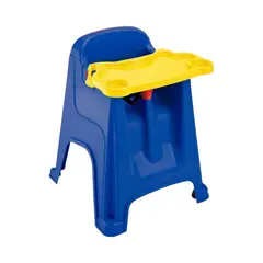 RIMAX - Silla Comedor Para Bebe Azul 60x59x77 cms