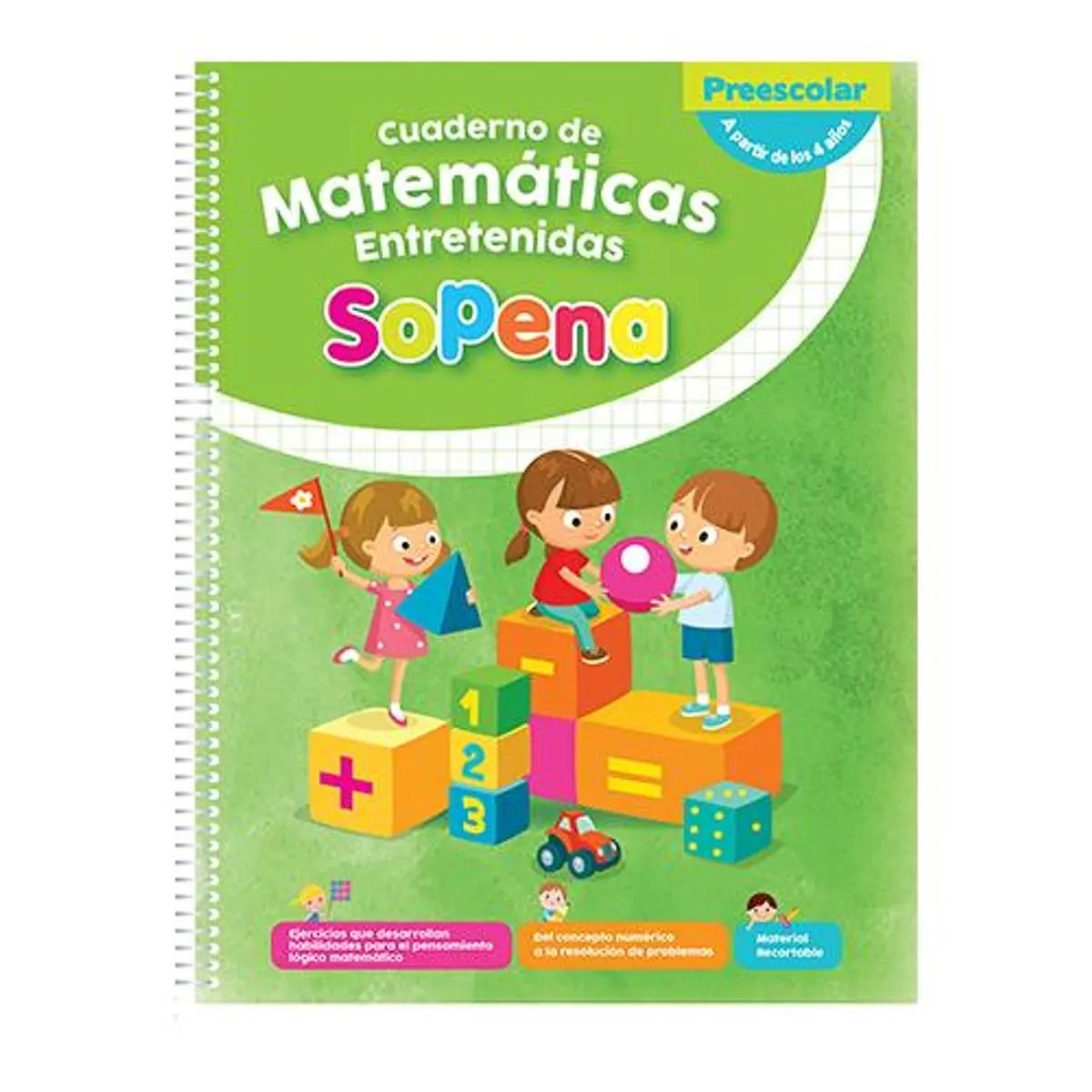 TOP10BOOKS - TEXTO Cuaderno De Matematicas Entretenidas Preescolar Desde