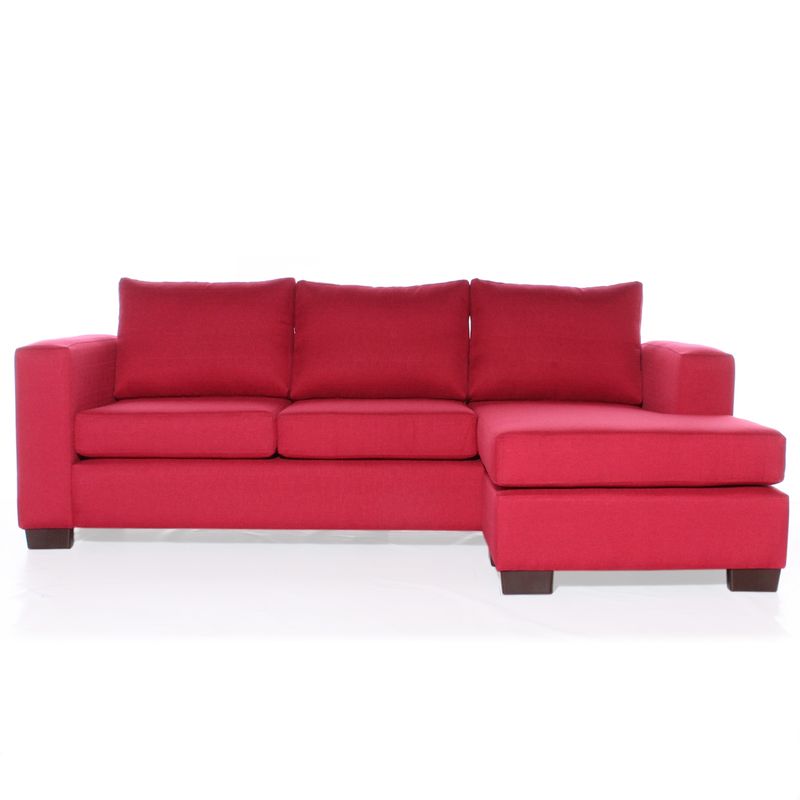 LIVING STORE - Sofá 3 Cuerpos Intercambiable Chelsea WR 230 cm Rojo
