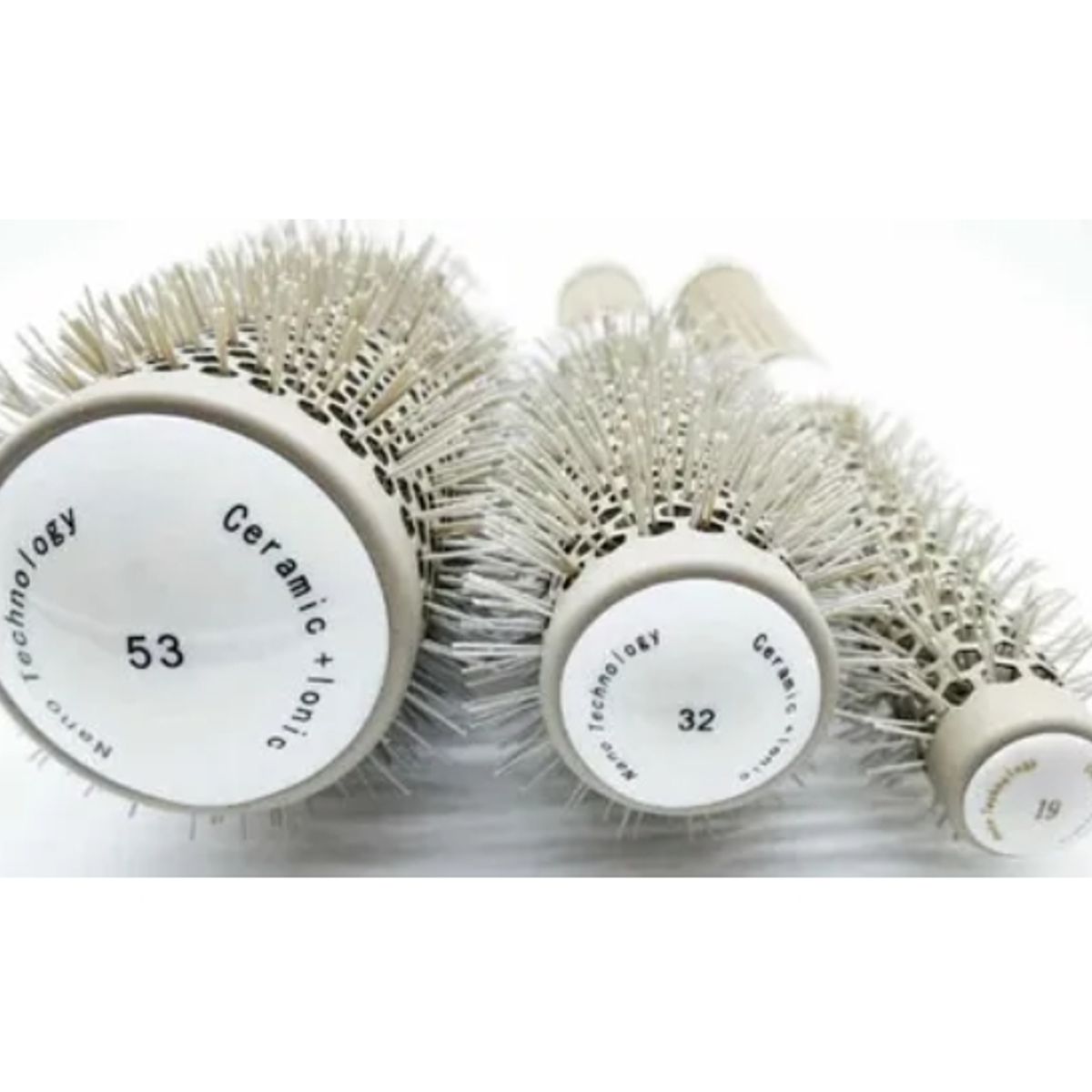 GENERICO - Set 3 Cepillos Térmicos Brushing Alisado 19mm-32mm-45mm