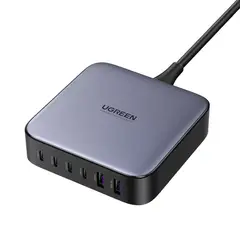 UGREEN - Cargador 200W USB-A x 2 +USB-C x 4 Fast Charger