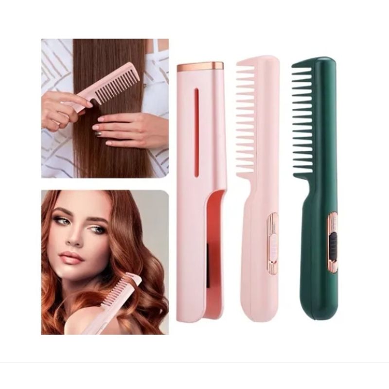 GENERICO - Peine Pelo Cabello Liso Profesional Usb Portátil