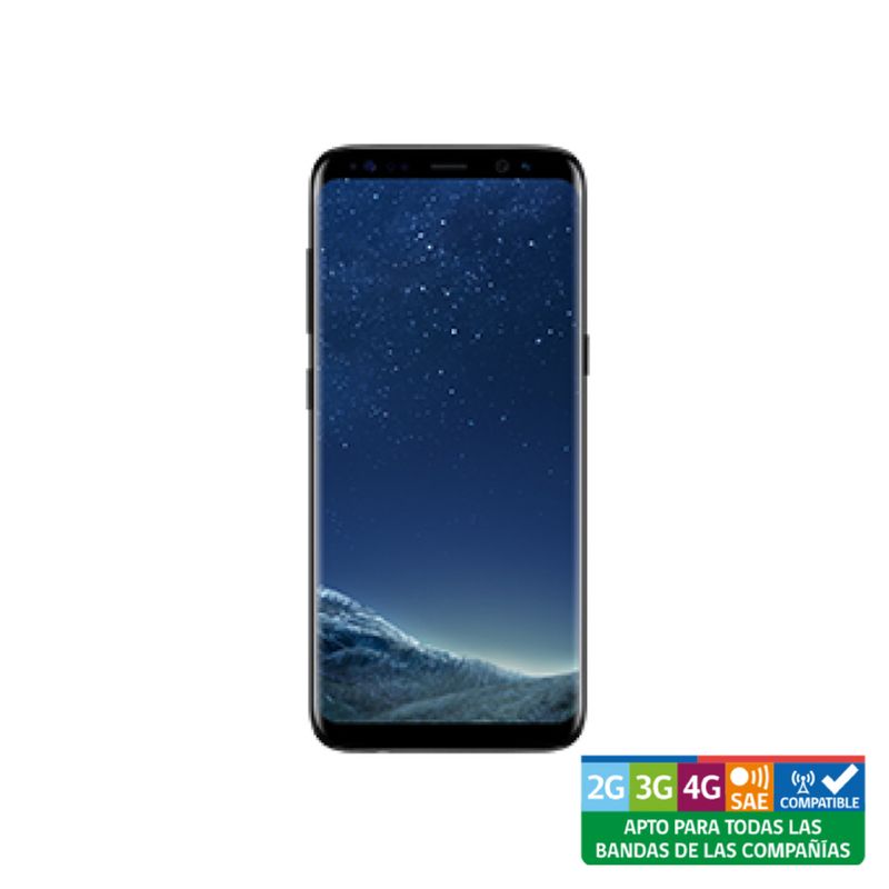 SAMSUNG - Samsung Galaxy S8 Plus 64GB Negro Reacondicionado