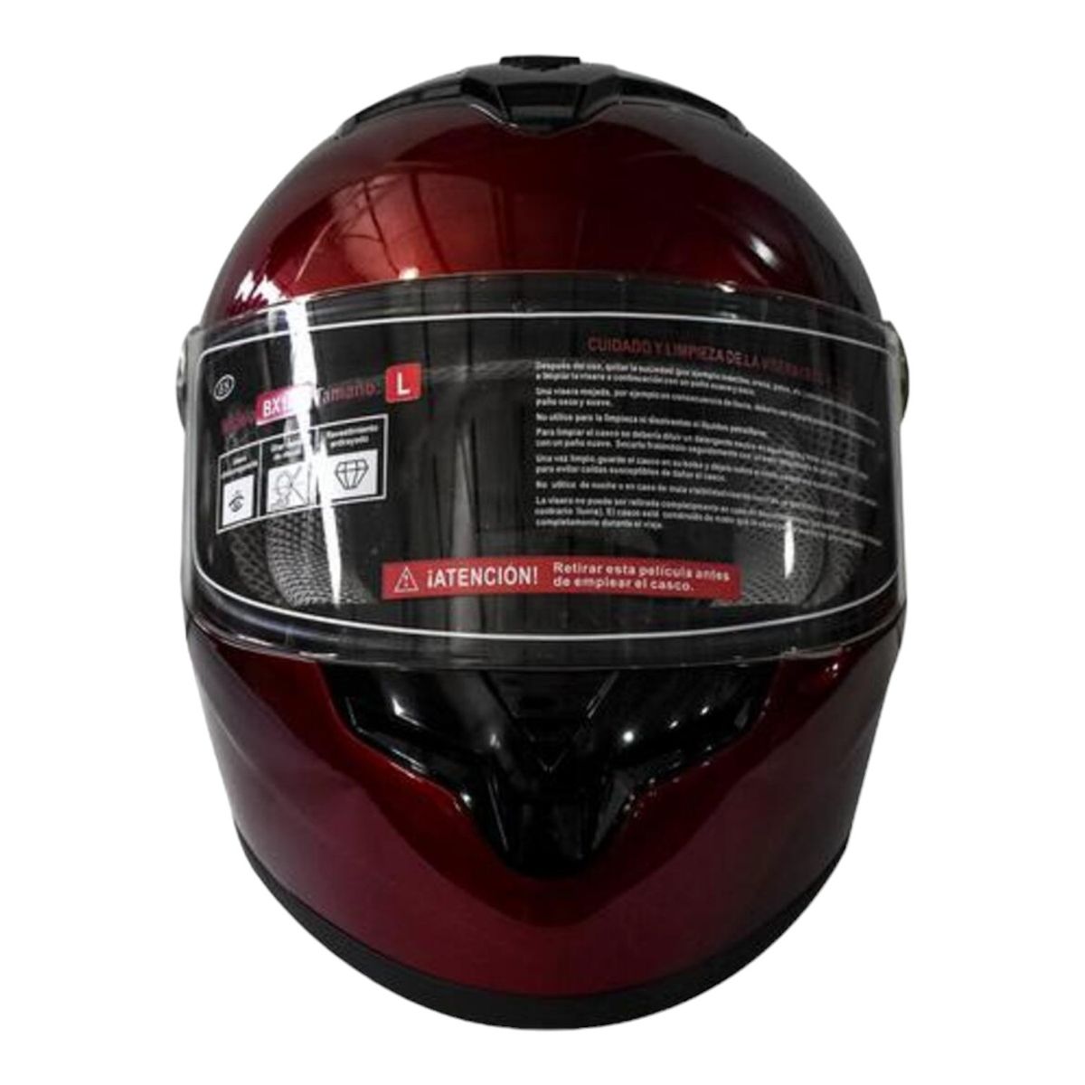 BEX - Casco Full Face Bx105 Talla M Burgundy Bex
