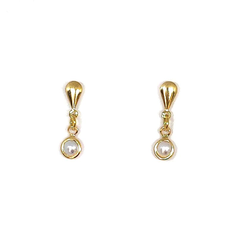 ANDREA COGGIOLA JOYAS - Aros Valeria Enchapado Oro 18K