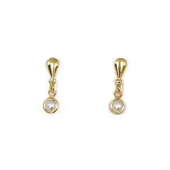 ANDREA COGGIOLA JOYAS - Aros Valeria Enchapado Oro 18K