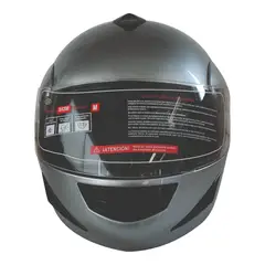 BEX - Casco Modular Full Face Talla M Color Silver