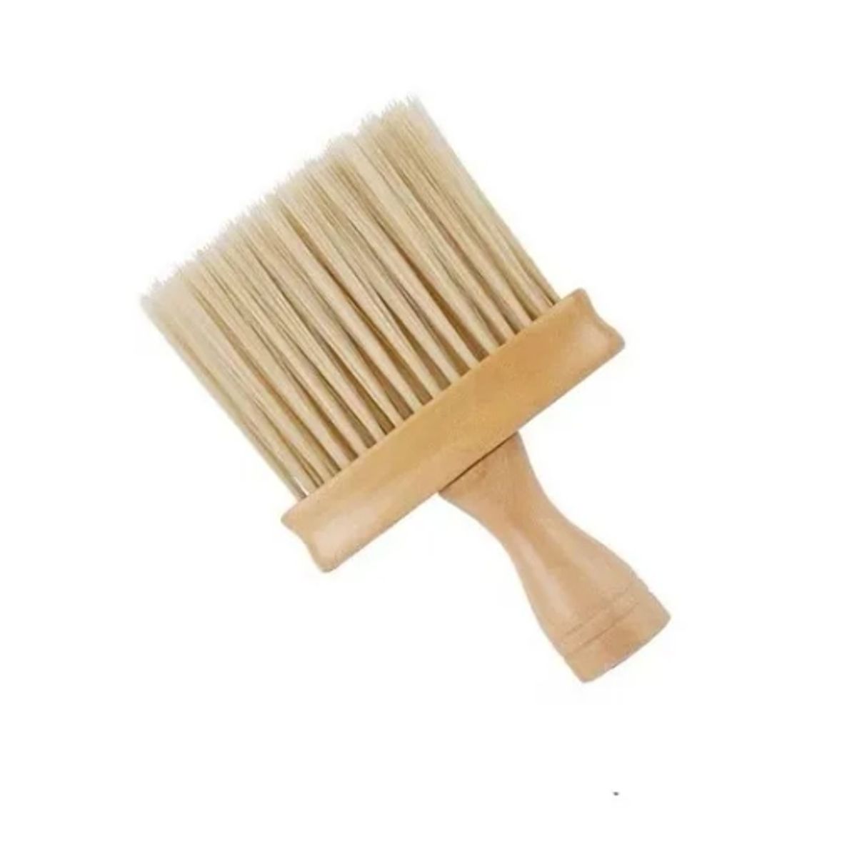 GENERICO - Bota Pelo Brocha Ancha Plana Barbero Peluquería Madera