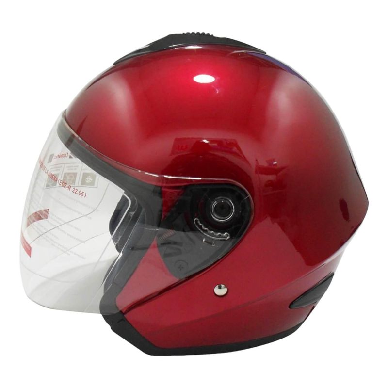 BEX - Casco Full Face Bx510 Talla M Color Burgundhy Certificado ECE
