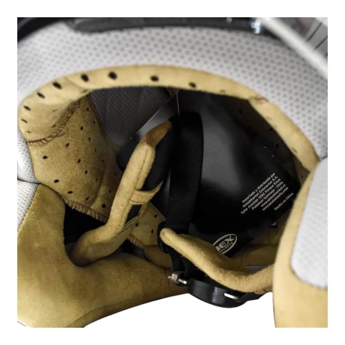 BEX - Casco Full Face Bx529 Talla M Silver Certificado ECE