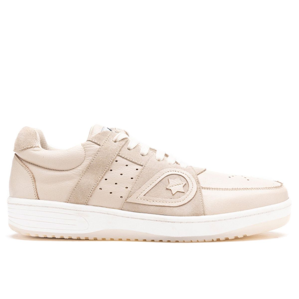 LANDAZURI - Zapatilla Cuero Unus Marfil Landazuri