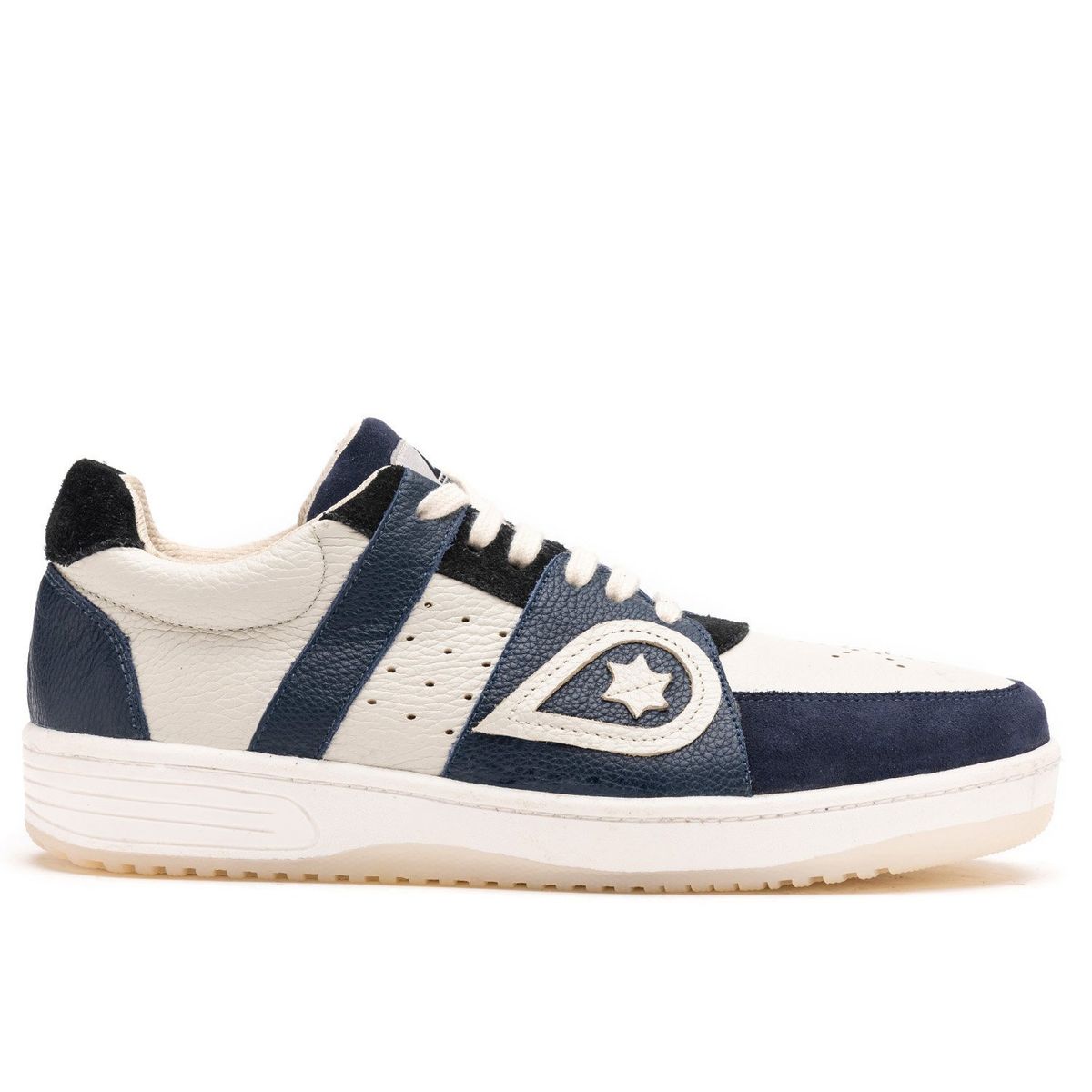 LANDAZURI - Zapatilla Cuero Unus Azul Landazuri