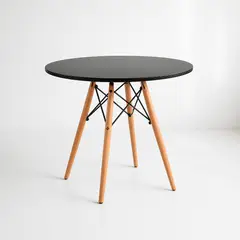 KLIK - Mesa de Comedor Eames 80cm redonda - Negra