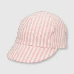 COLLOKY - Jockey de bebe niña listado rosado (3 a 24 meses)