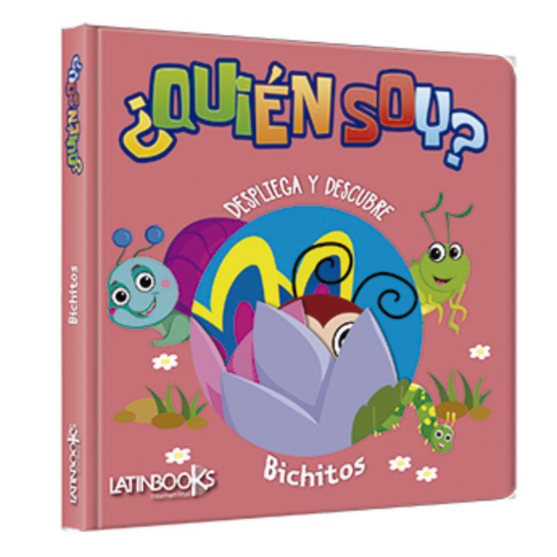 LATINBOOKS - ¿Quién soy ? Despliega y descubre Bichitos LATINBOOKS