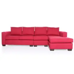 LIVING STORE - Sofá Seccional 4 Cuerpos Derecho Chelsea WR 295 cm Rojo