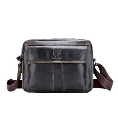 Imagen 2 del producto Bolsobandolera Cuero Genuino Bull Captain Mod Front