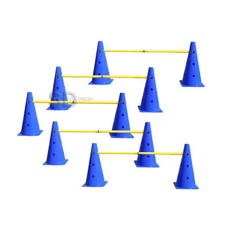 SDFIT - 10 Conos Orificio 32 cm + 5 Barras 100 cm MK-3008