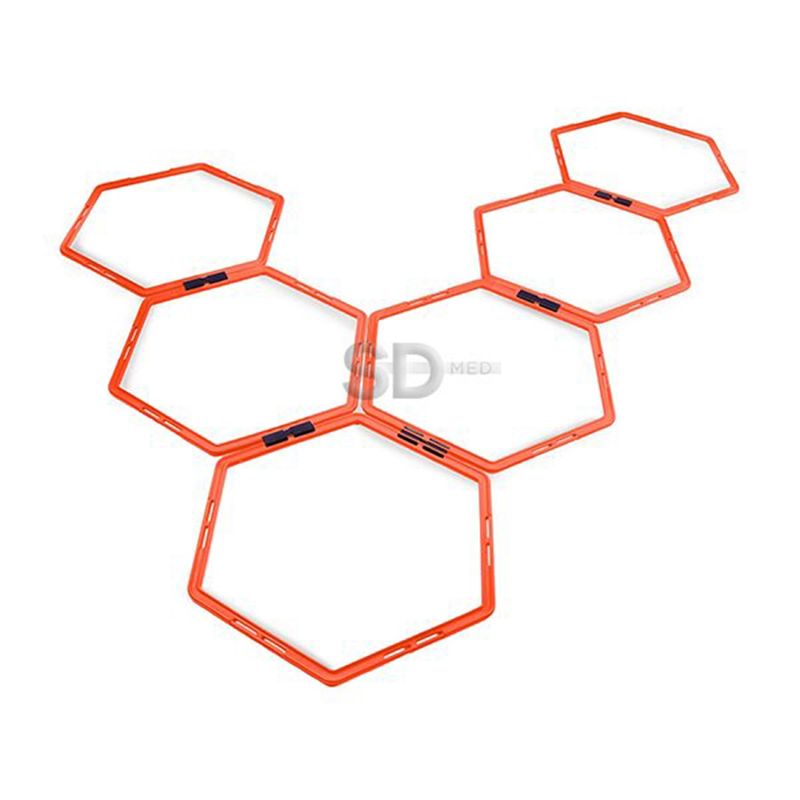 SDFIT - Set de Agilidad Hexagonal Grid 6 Clips Set - MK-850E