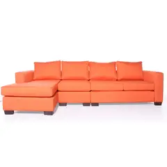 LIVING STORE - Sofá Seccional 4 Cuerpos Izquierdo Chelsea WR 295 cm Naranjo