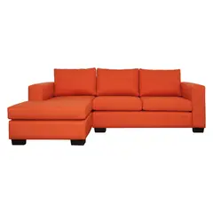LIVING STORE - Sofá Seccional 3 Cuerpos Izquierdo Chelsea WR 231 cm Naranjo