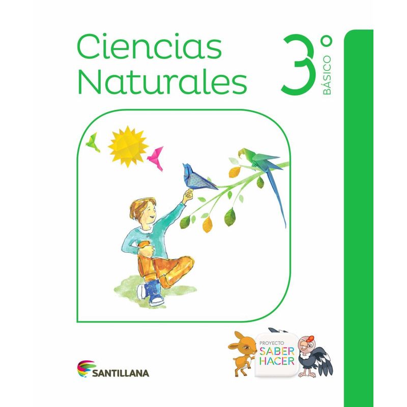 TOP10BOOKS - TEXTO CIENCIAS NATURALES 3 SABER HACER / SANTILLANA / SANTILLANA