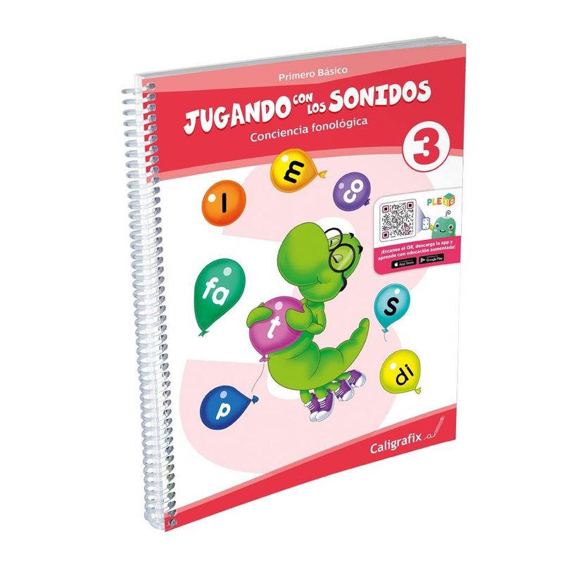 TOP10BOOKS - JUGANDO CON LOS SONIDOS N°3 -REALIDAD AUMENTADA. Editorial: Editorial Caligrafix