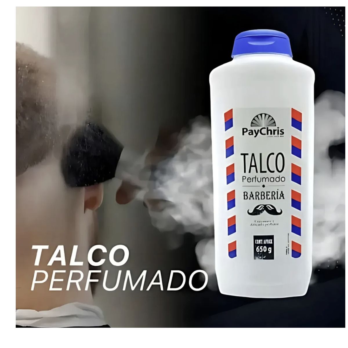 GENERICO - Talco De Barberia Y Bota Pelo Con Talquera