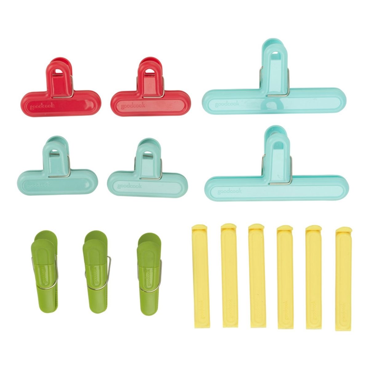 GENERICO - SET DE 15 PIEZAS SURTIDAS DE CLIPS GOODCOOK