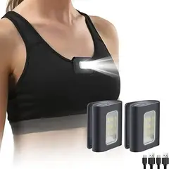 GENERICO - Linterna Multifuncional Mini LED Clip Magnético Running Mascota