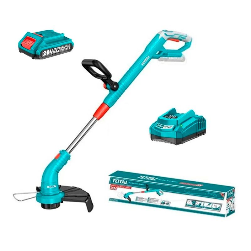 TOTAL TOOLS - Orilladora Inalambrica 20v  Bat  Cargador Total Tgtli20018