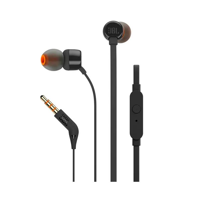 JBL - Audífonos Alámbricos In-Ear JBL Tune 110 Negro
