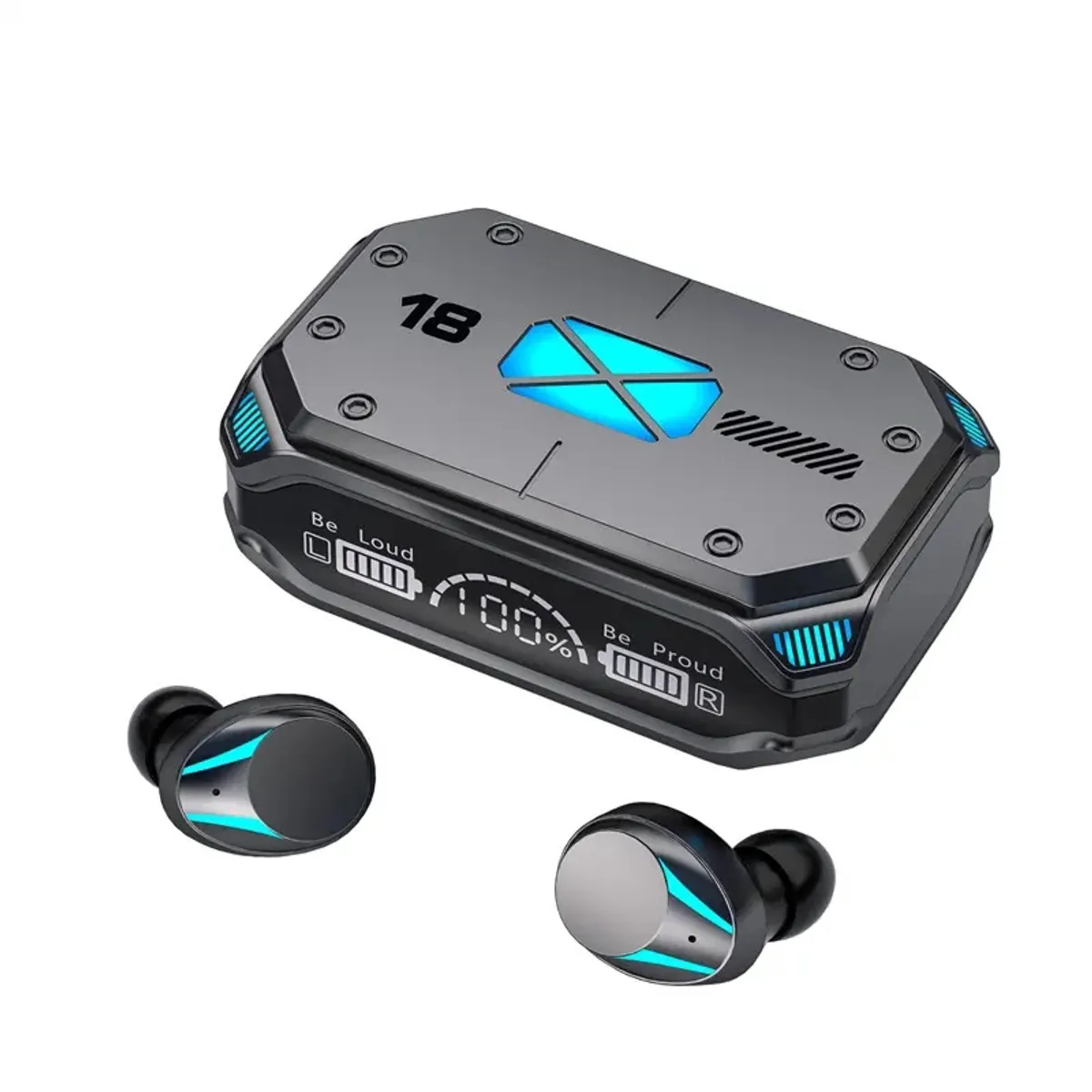 GENERICO - Audífonos inalámbricos Bluetooth Gamer Reducción de Ruido 1200mAh IOS Android Windows