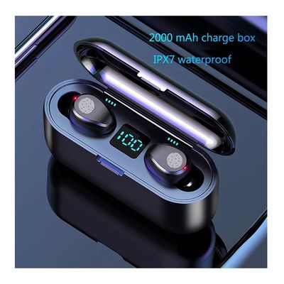 Imagen 2 del producto Audífonos inalámbricos Bluetooth In-Ear F9 V50 2000mAh 4 Horas uso continuo 10mt