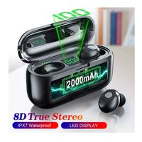 Audífonos inalámbricos Bluetooth In-Ear F9 V50 2000mAh 4 Horas uso continuo 10mt