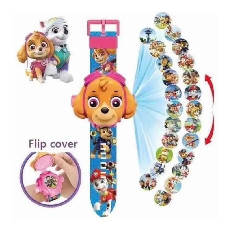 GENERICO - Reloj Rosado Patrulla Canina Paw Patrol Niños