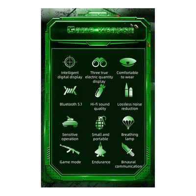 Imagen 2 del producto Audífonos inalámbricos Bluetooth Gamer G7S Compatibilidad Universal 200mAh 10mt