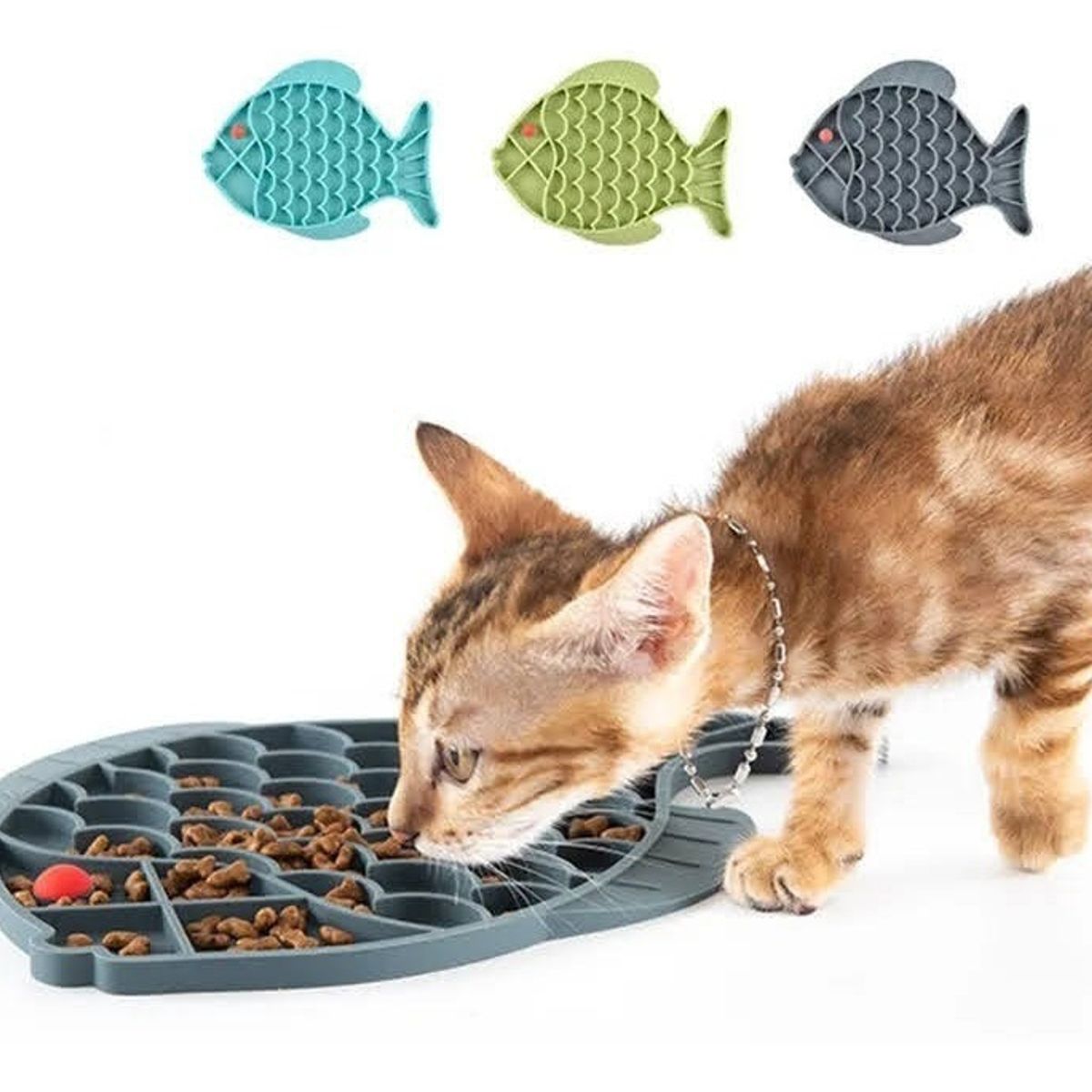 GENERICO - Lick Mat Comedero Lento Perros Gatos Alta Adherencia