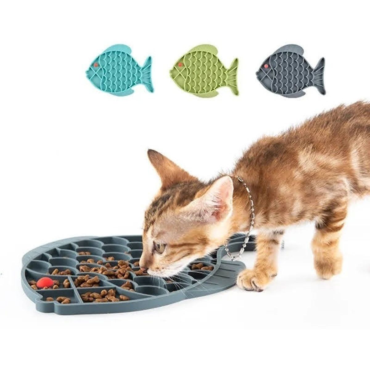 GENERICO - Lick Mat Comedero Lento Perros Gatos Alta Adherencia