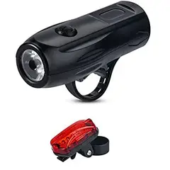UNIVERSAL - Pack De Luces Led Delantera Y Trasera Para Bicicleta