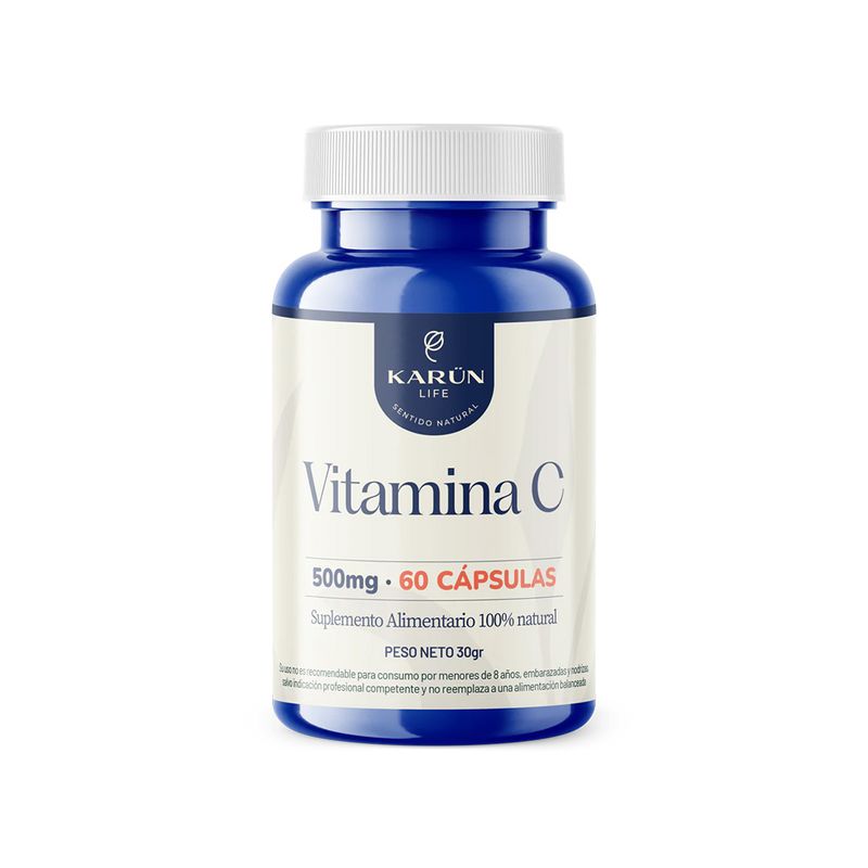 KARUNLIFE - Vitamina C 60 Cápsula 500 Mg