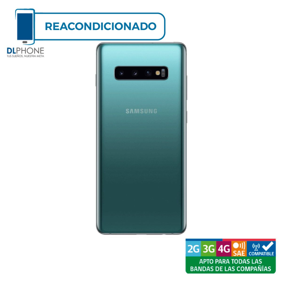SAMSUNG - Samsung Galaxy S10 128GB Verde Reacondicionado