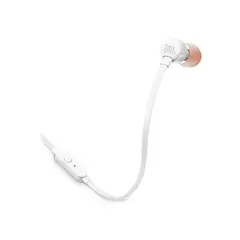 JBL - Audífonos T110 In-Ear - Blanco