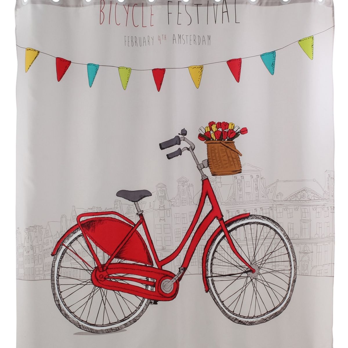 DUSCHY - CORTINA POLIESTER BIKE HANGLESS